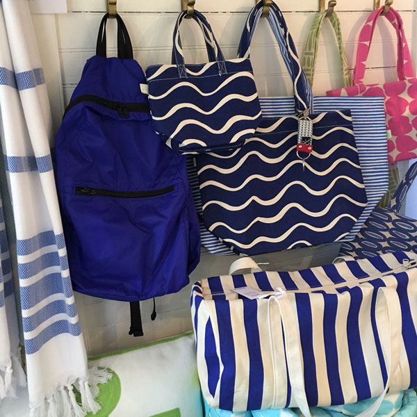 Canvas bags, Carol Lee's Cottage, Rockport MA