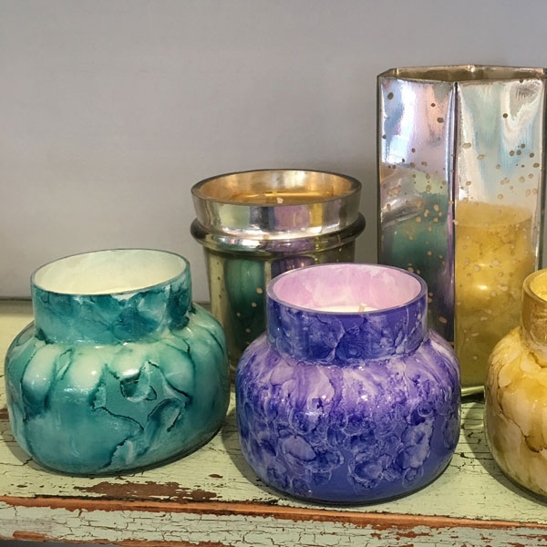 candles, Carol Lee's Cottage, Rockport MA