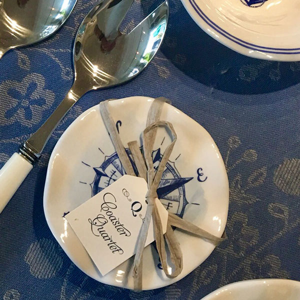 Melamine accessories, Carol Lee's Cottage, Rockport MA