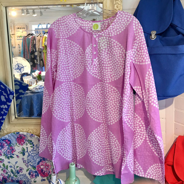 Tunic, beach cover-up, Carol Lee's Cottage, Rockport MA
