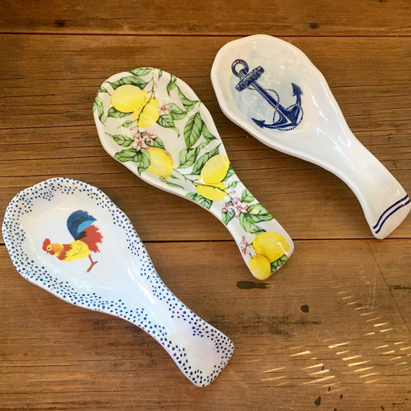 Melamine accessories, Carol Lee's Cottage, Rockport MA