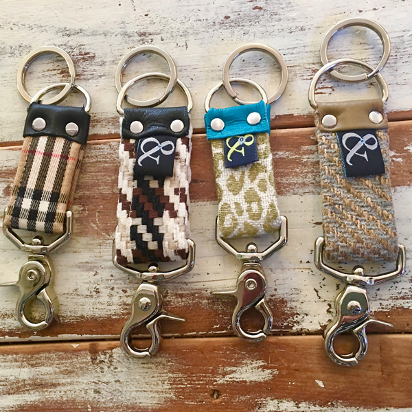 Stylish key fobs, Carol Lee Kelliher, Rockport MA