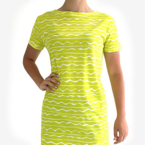 Happy Lime Short Sleeve Dress