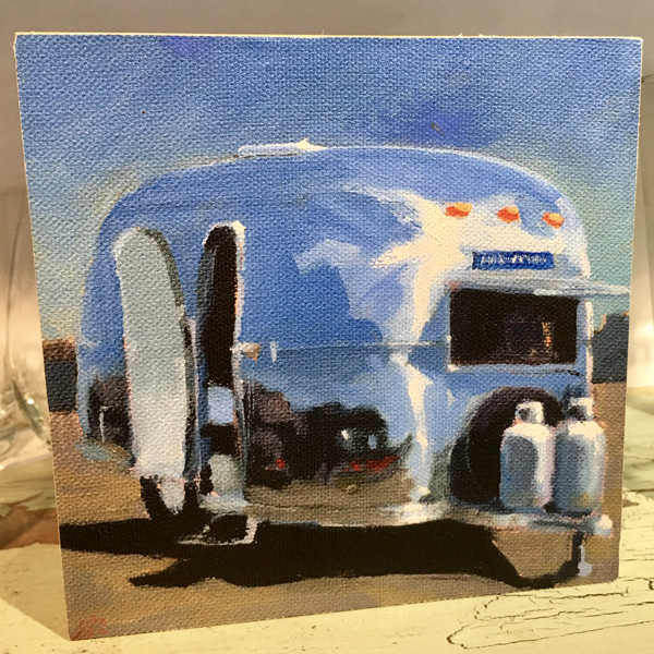 Airstream 2. Jon Francis. San Francisco artist. Giclee on canvas, mounted on wood.