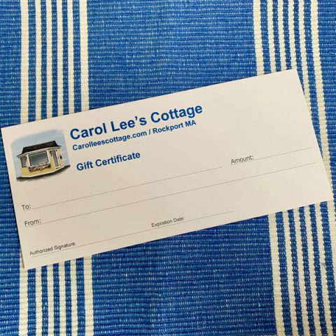 GIFT CERTIFICATES