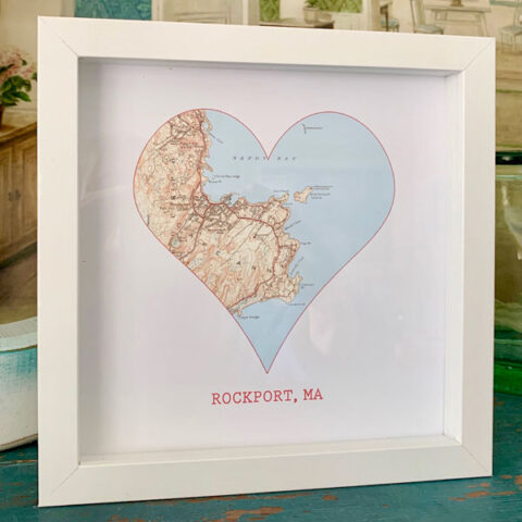 Rockport Map Art