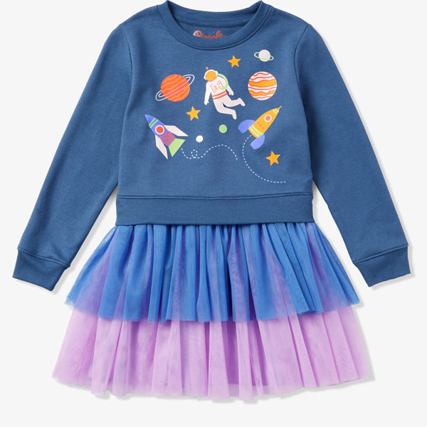 Space with Tulle Skirt